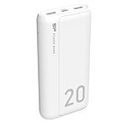 SILICON POWER power bank GS15, 20000mAh, 2x USB & USB-C, 3A, λευκό