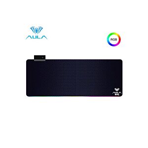 Aula F-X5 gaming mousepad XXL, 80x30cm,RGB φωτισμός, μαύρο