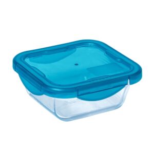 Pyrex Cook & Go Δοχείο Φαγητού Γυάλινο Μπλε 800ml 6τμχ S2707134