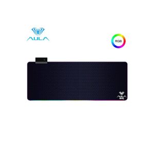 Aula F-X5 gaming mousepad XXL, 80x30cm,RGB φωτισμός, μαύρο