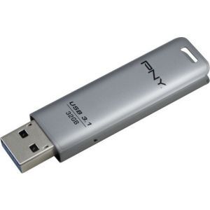 PNY Elite Steel 32GB USB 3.0 Stick Ασημί
