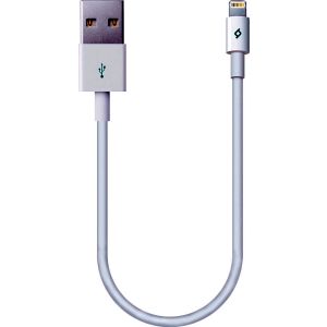 TTEC Regular USB to Lightning Cable Λευκό 0.3m (2DK7512B)