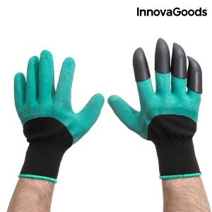 InnovaGoods Αδιάβροχα Γάντια Εργασίας Κήπου με Νύχια για Σκάψιμο