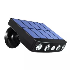 Star Tech LED αισθητήρας κίνησης Solar Spotlight-Μαύρο 