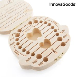 InnovaGoods Κουτάκι για Δόντια Μωρού από Ξύλο για Αγόρι