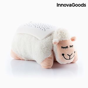 InnovaGoods Cuddly Sheep with Projector Stars από Ύφασμα με Φως για 36+ Μηνών