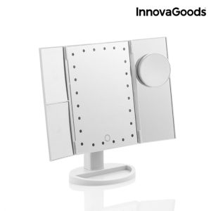 InnovaGoods Καθρέπτης Μακιγιάζ Επιτραπέζιος με Φως 7.5x29cm Λευκός