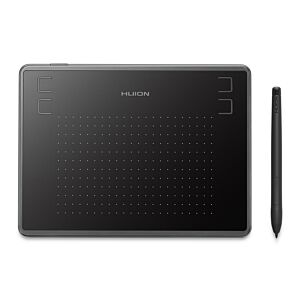 HUION pen tablet H430P, 4.8 x 3", battery-free pen, 4 πλήκτρα, μαύρο