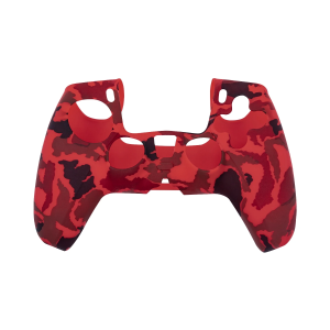 ΠΡΟΣΤΑΤΕΥΤΙΚΟ ΚΑΛΥΜΜΑ ΣΙΛΙΚΟΝΗΣ Camouflage Red ΓΙΑ PS5