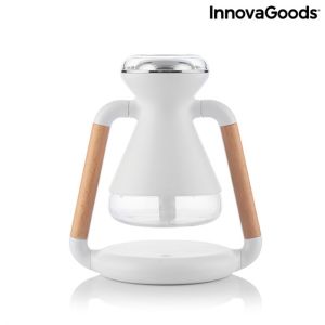 InnovaGoods Led Συσκευή Αρωματοθεραπείας 3 in 1 με Χρονοδιακόπτη Λευκή 230ml
